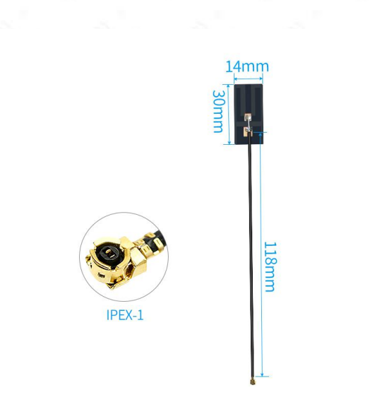 Cdsenet TX2400-FPC-3014 2.4GHz WiFi FPC Antenna 2.5dBi IPEX-I 30x14mm