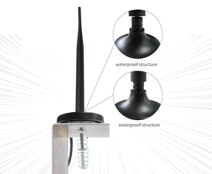 Cdsenet TX433-XPFL-300 433MHz 3.5dBi High Gain Sucker Antenna SMA-J