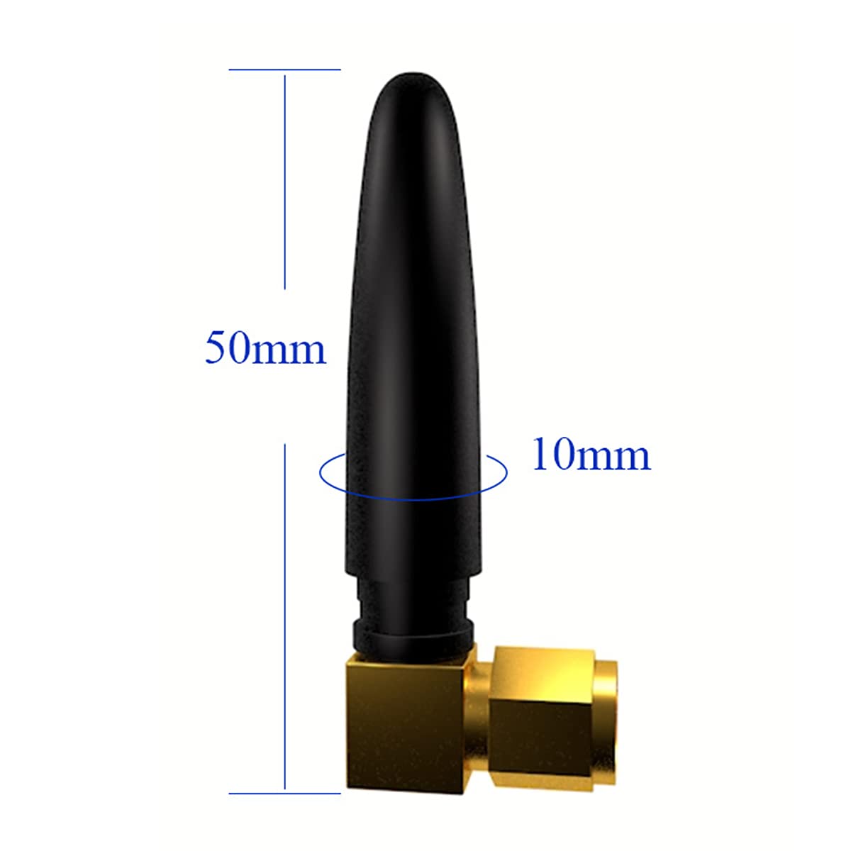 5PCS NB-IoT Wifi Antenna TXGN-JW-5 1575MHz GPS/GNSS Elbow Antenna with High Gain 2.5dBi Rubber Antenna SMA-J Interface Omnidirectional Aerial Antenna
