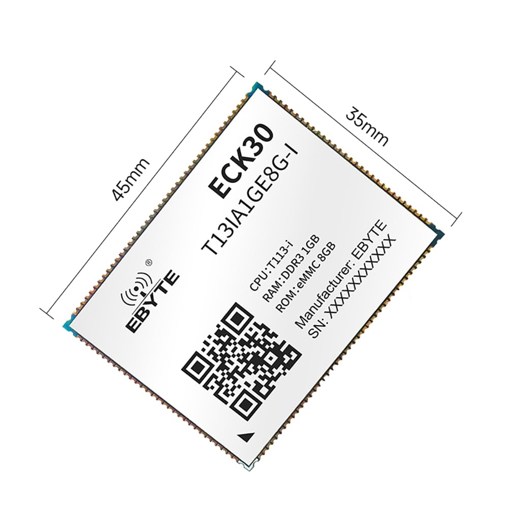ECK30-T13IA1GE8G-I Based on Allwinner T113-i Core board Cost-effective multi-core T113-i Core Board ARM Dual Core A7+RISC-V+DSP 1G DDR3 Flash 8G eMMC 4K 1080P Display