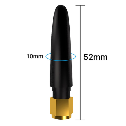 Cdsenet TX2400-JZ-5 2.4GHz WiFi Antenna 2.5dBi SMA-J TPEE 50mm Rubber Rod Antenna