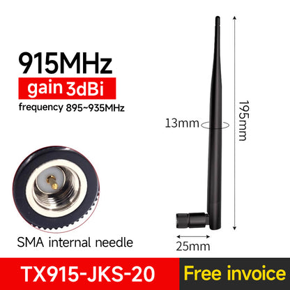 CDSENET 915MHz Antenna Lora Antenna TX915-JK High Gain Impedance 50 Ohm Omni SMA-J Uhf Antenna for LoRa Module