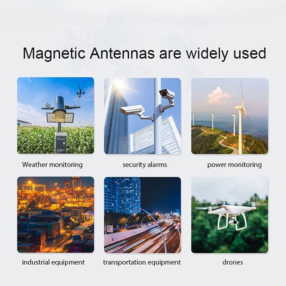 CDSENET TX4G-XPl17-150 4dBi Suction Cup Antenna for 4G/LTE Band SMA-J Interface(SMA Internal Thread and Internal Needle)