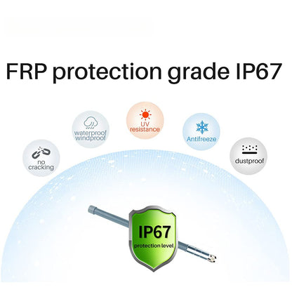 TXWF-BLG-40 High-Gain 6dBi 2.4/5.8GHz Fiberglass Antenna N-J Interface Waterproof Sunproof Windproof Strong Sealing for Outdoor Harsh Environment