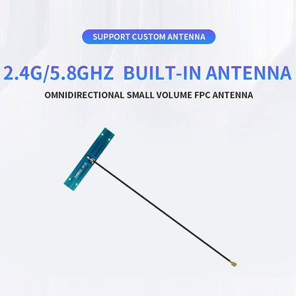 10pcs Cdsenet TXWF-PCB-5109 Dual-Band 2.4/5.8GHz FPC Built-in Antenna - 2.0dBi Compact WiFi PCB Antenna