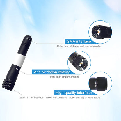 868mhz Antenna 2.0 DBi Omnidirectional Antenna SMA 3.54inch for Radio Wireless Transmitter and Receiver,Smart Home Control