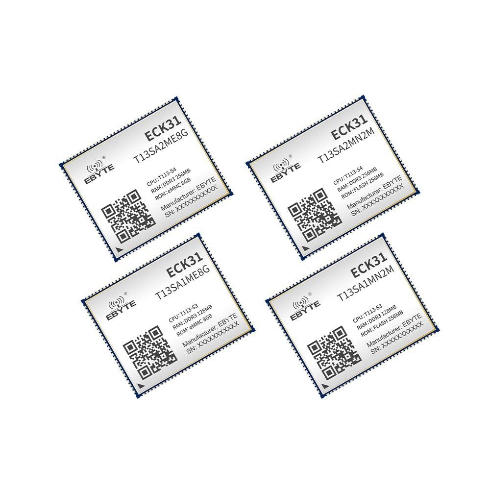ECK31-T13SA1ME8G 8G Storage Capacity Made-in China Based on the Allwinner T113-S design T113-S Core Board Rich I/O Functions supports Linux and QT
