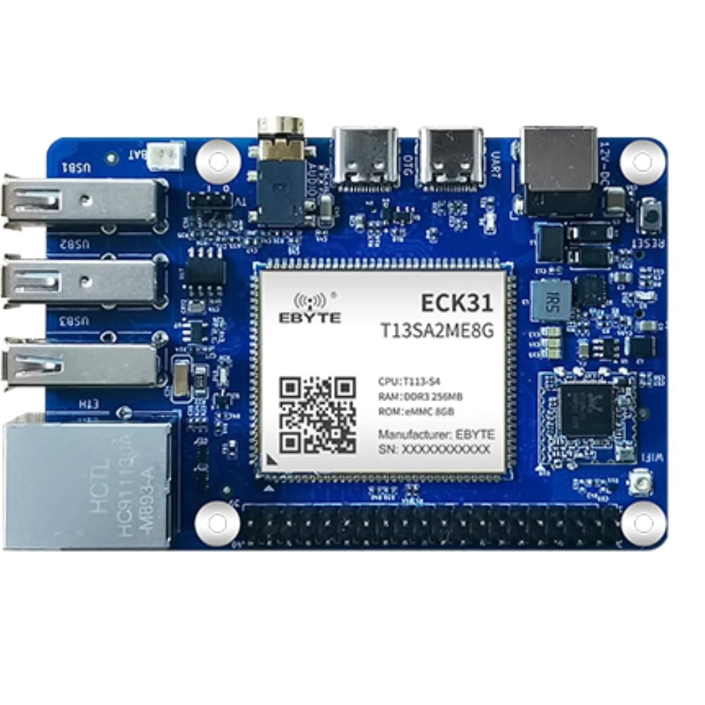 ECB31-P4T13SA2ME8G industrial-grade high-performance ARM embedded system Allwinner T113-S single-board computer Compatible with Raspberry Pi