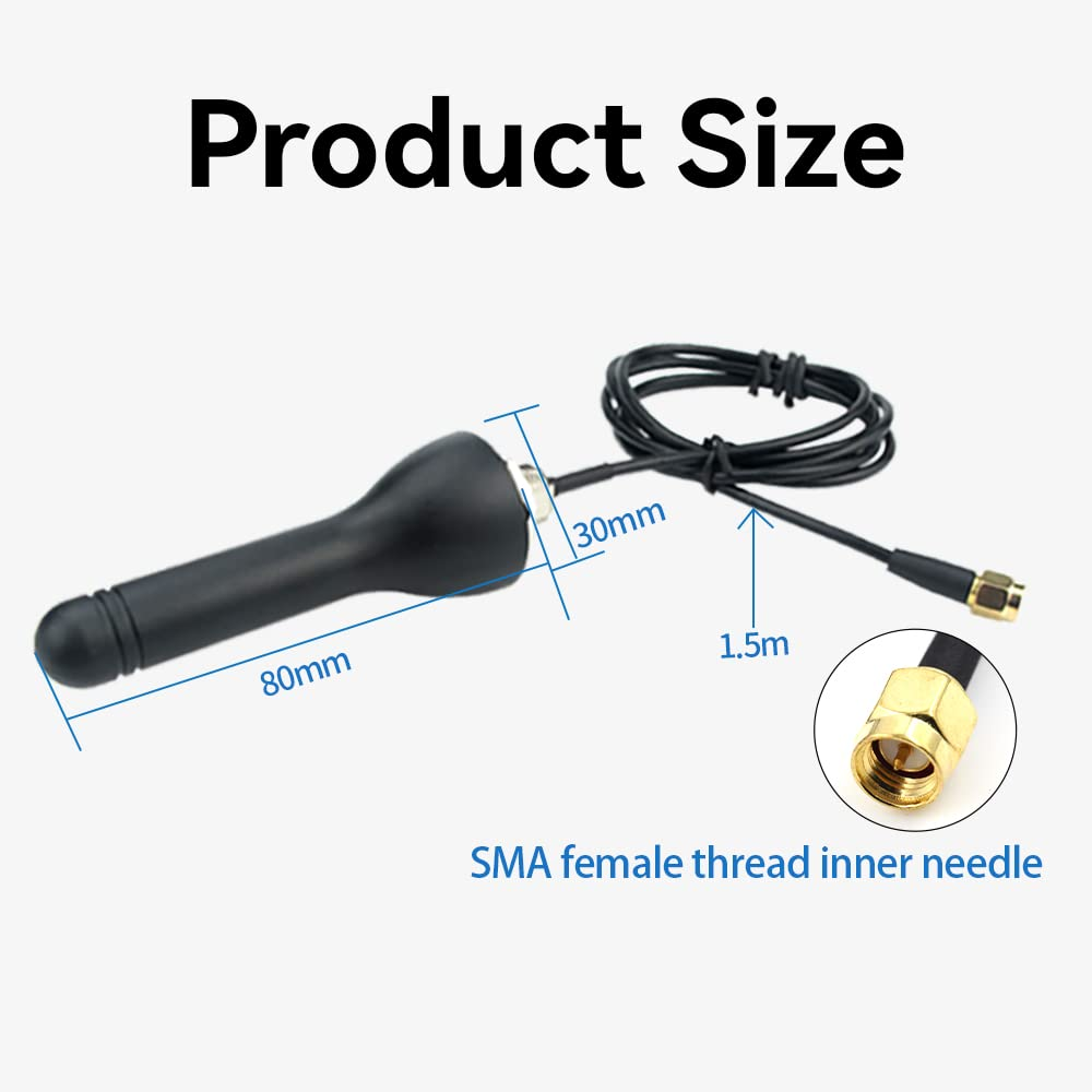 Cdsenet TX433-JG-150 433MHz 3.5dBi Antenna Portable Cabinet Antenna SMA-J Interface