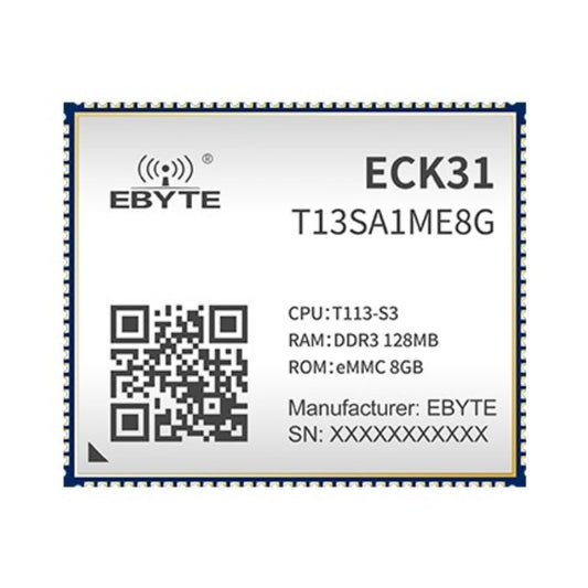 ECK31-T13SA1ME8G 8G Storage Capacity Made-in China Based on the Allwinner T113-S design T113-S Core Board Rich I/O Functions supports Linux and QT