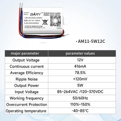 AC-DC Step-Down EBYTE  AM11-C AM31-C Power Supply Module OverVoltage Protection Low Power Consumption Power Supply Module
