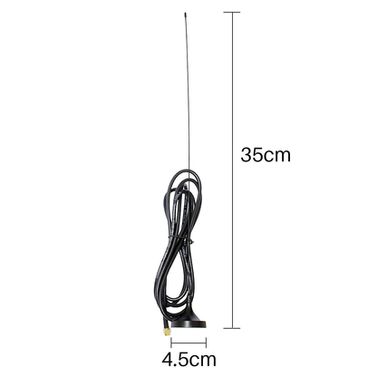Cdsenet TX230-XP-200 230MHz VHF Sucker Antenna 4.0dBi SMA-J 2m ABS+PC For Wireless Module Communication