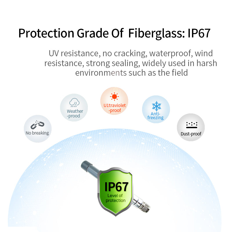 Cdsenet TX170-BLG-40 170MHz Fiberglass Antenna 3.0dBi N-Male Omnidirectional Antenna Long Range Higher Sensitivity