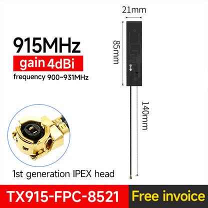 10PCS CDSENET TX915-FPC Series 868/915MHz FPC Antenna 2.0dBi IoT Antenna
