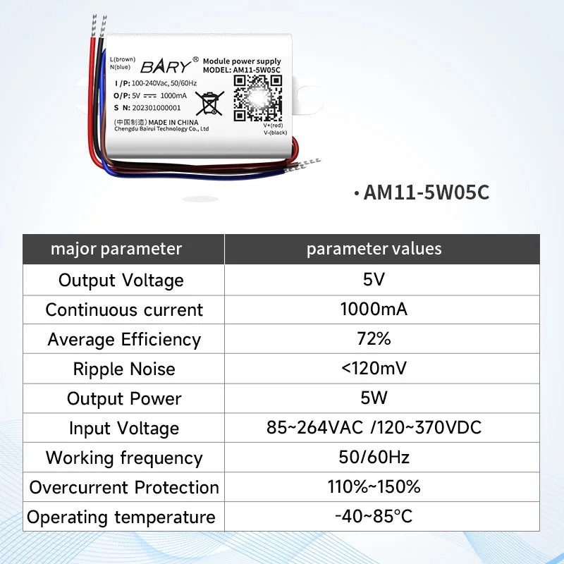 AC-DC Step-Down EBYTE  AM11-C AM31-C Power Supply Module OverVoltage Protection Low Power Consumption Power Supply Module