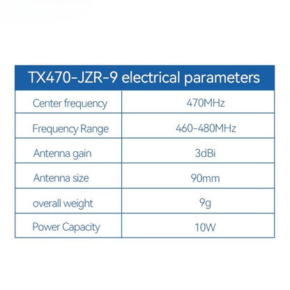 10pcs CDSENET TX470-JZR-9 470MHz Frequency Band Wireless 2.5dbi  Antenna Bendable Antenna