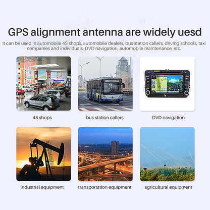 10pcs TXGB-JKD-20 GPS BDS Rubber Antenna High Gain 7dBi Double Star Positioning with SMA-J Interface for Car Dealer Bus Stop Announcer Taxi Company Navigation