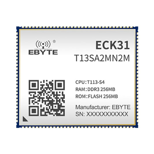 ECK31-T13SA2MN2M 256MB Storage Capacity Made-in China Based on the Allwinner T113 design T113 Core Board Rich I/O Functions supports Linux and QT
