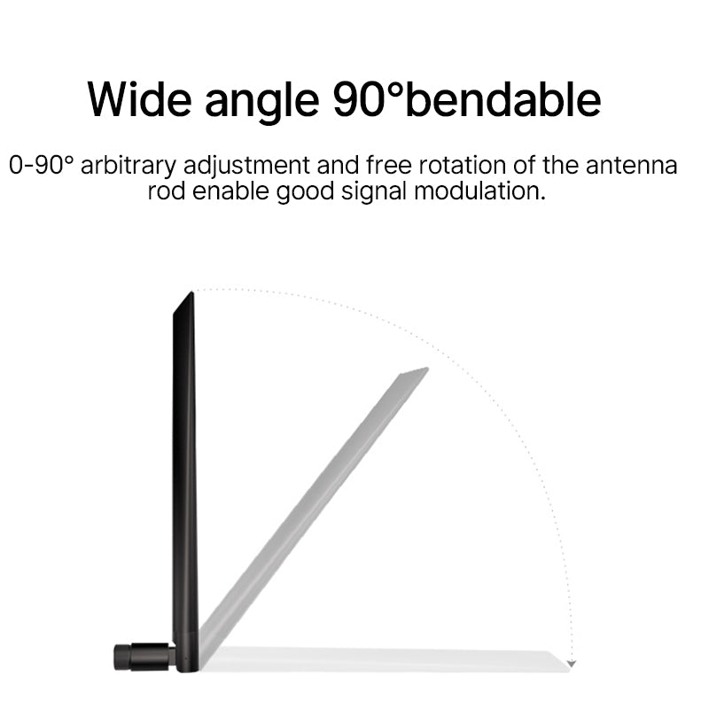 Cdsenet TX2400-JK-11 2.4GHz WiFi Antenna 2.5dBi SMA-J TPEE 110mm IoT Rubber Antenna Omnidirectional Antenna